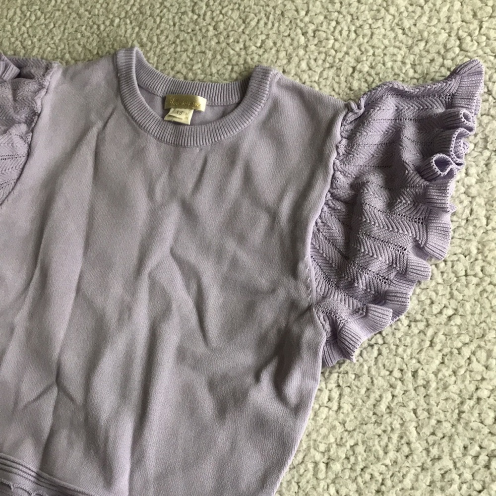 Shoshanna Sofie frill sleeve knit dress XS - Picture 9 of 14